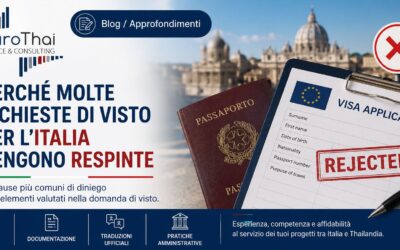 Perché molte richieste di visto per l’Italia vengono respinte